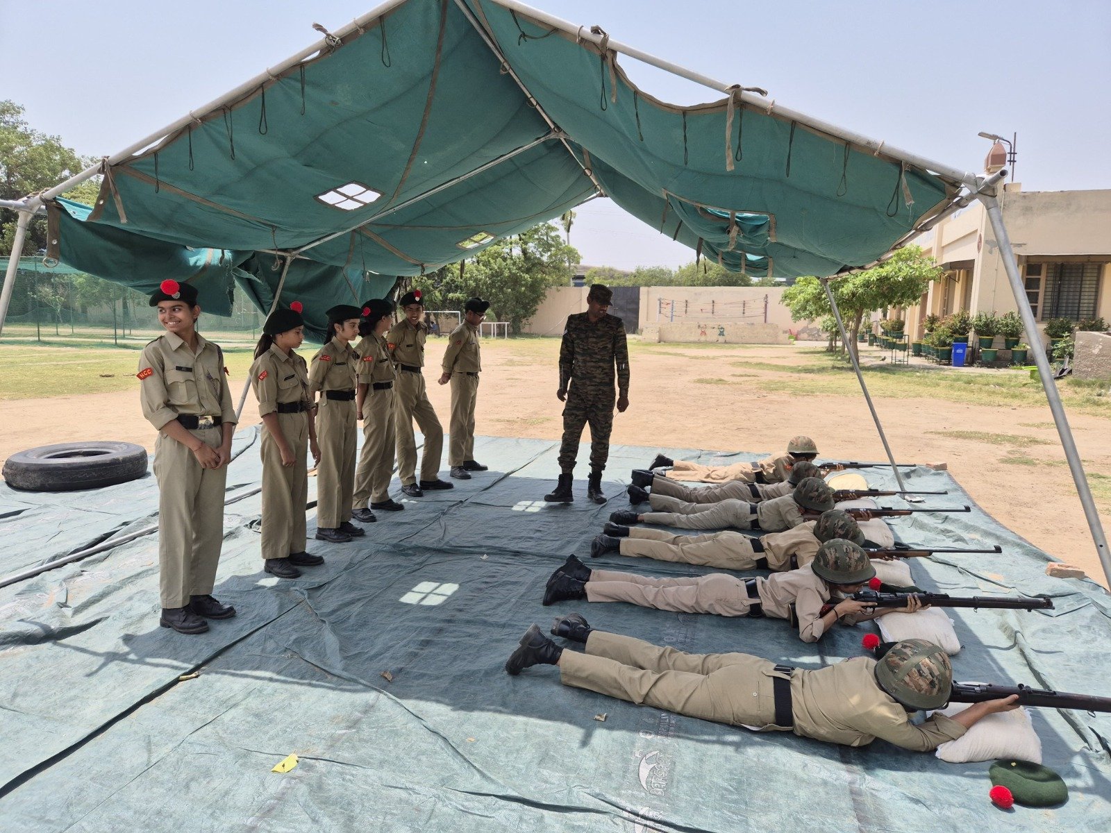 NCC cadets of DPS Ambala aim for excellence.